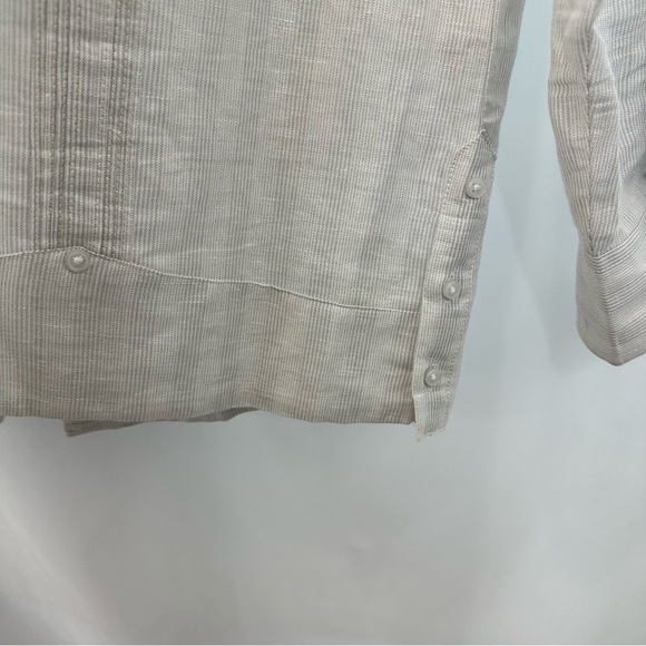 Cubavera Men's Light Tan Casual Shirt - Picture 4 of 9